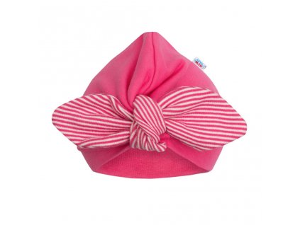 Dívčí čepička turban New Baby For Girls stripes