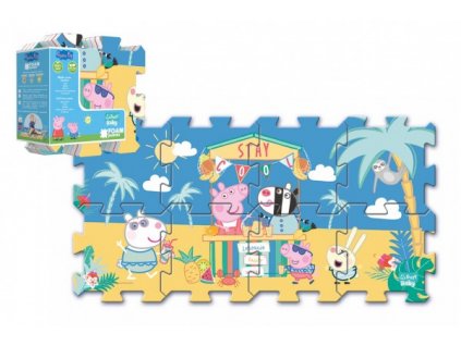 85375 penove puzzle prasatko peppa peppa pig 32x32cm 8ks v sacku