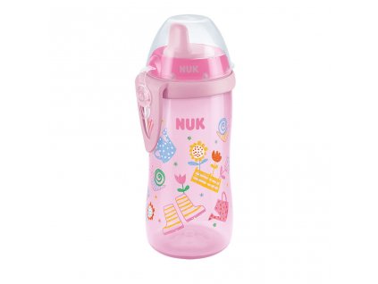 9421 detska lahev nuk kiddy cup 300 ml holka