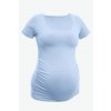 Bobánek Těhotenské tričko krátký rukáv - Světle modré