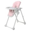 Jídelní židlička B-DINNER CHAIR WHEELY Pink