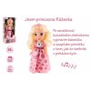 39736 panenka princezna ruzenka plast 35cm cesky mluvici na baterie se zvukem v krabici 17x37x10cm