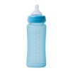 98338 sklenena lahev s uchyty b thermo 300ml turquoise