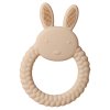 Silikonové kousatko béžové zajíc