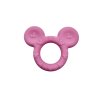 Silikonové kousátko Mickey růžová barva