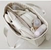 Mommy Bag – světle béžová praktická taška pro maminky do porodnice a ke kočárku