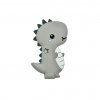 155 3 silikonove kousatko dinosaurus seda barva