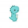 155 silikonove kousatko dinosaurus mintova tyrkysova barva