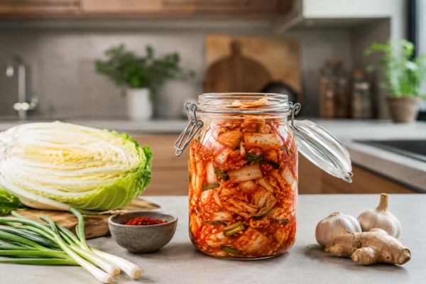 Domácí kimchi krok za krokem: Recept na korejskou fermentovanou zeleninu