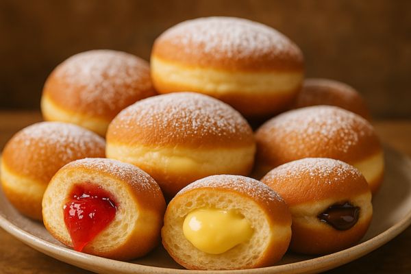 Recept na nadýchané domácí koblihy