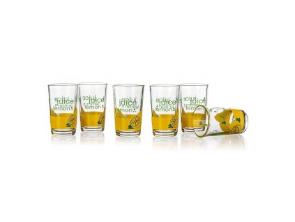 Sada sklenic VALUE LEMON 250ml 6ks