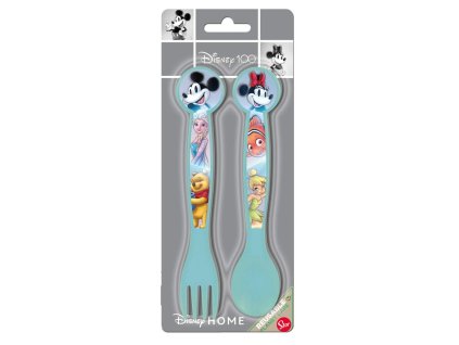 Plastová sada dětských příborů Vetro DISNEY 100, 2 ks