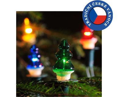 Vánoční souprava STROMEK barevný 12 žárovek
