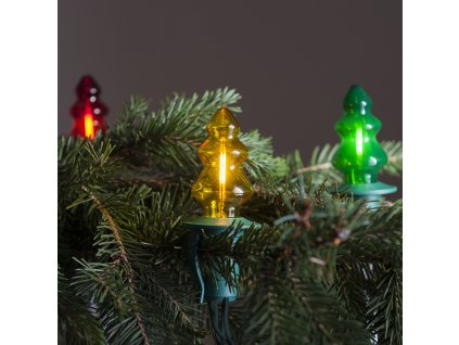 Vánoční souprava LED Filament STROMEK barevný 12 žárovek