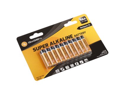 Alkalická baterie GoGEN AAA 10ks