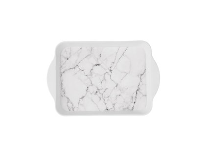 Plastový tác Orion Tiny 21,5x14cm mramor