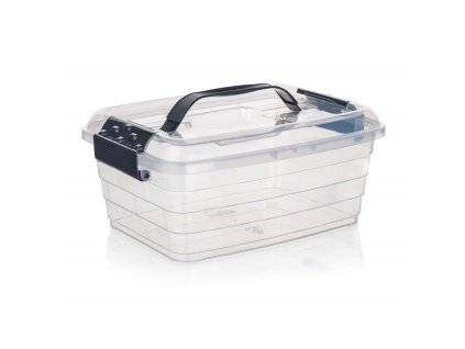 Plastový úložný box s uchem Brilanz VILARD 5 l
