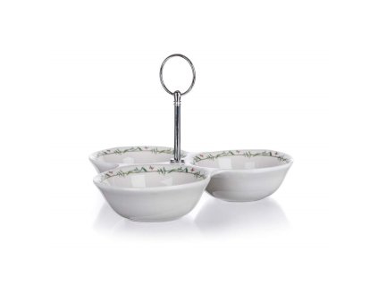 Keramická dělená miska Banquet SPRING 3 části