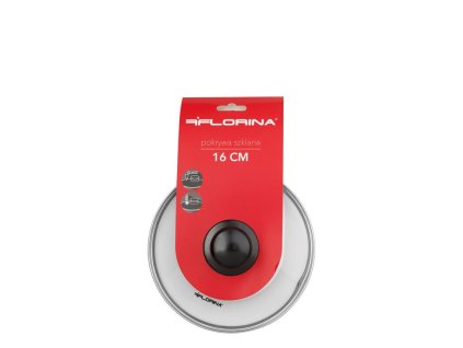 Skleněná žáruvzdorná poklice Florina 16cm