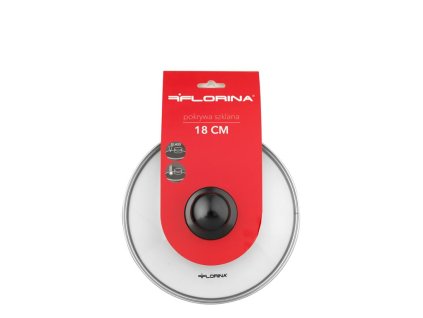 Skleněná žáruvzdorná poklice Florina 18cm