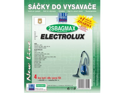 Papírové sáčky do vysavače Jolly 2SBAGMAX balení 4+1+1ks do vysav. AEG, ELECTROLUX