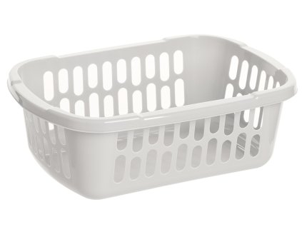 Plastový velký košík Florina 34x24cm béžová