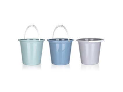 Plastový kbelík Brilanz 10 l mix barev