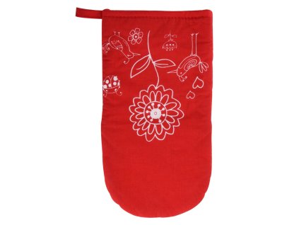 Bavlněná kuchyňská chňapka s magnetem Orion KVĚT