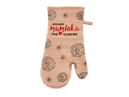 Bavněná kuchyňská chňapka s magnetem Orion NEJLEPŠÍ MAMINKA