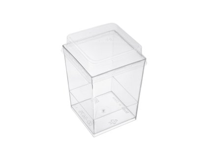 Plastový pohárek s víčkem Orion panna cotta 0,17 l 4 ks