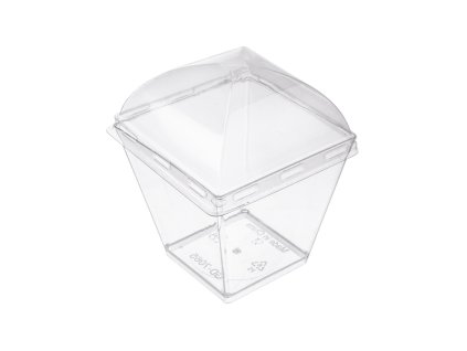 Plastový pohárek s víčkem Orion panna cotta 0,19 l 6 ks