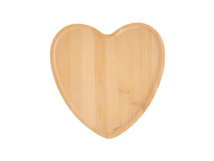 Bambusový tác Orion SRDCE 22x22cm