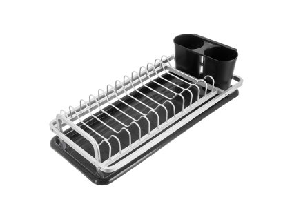 Nerezový odkapávač na nádobí Orion Deluxe s podnosem 41,5x17x11cm