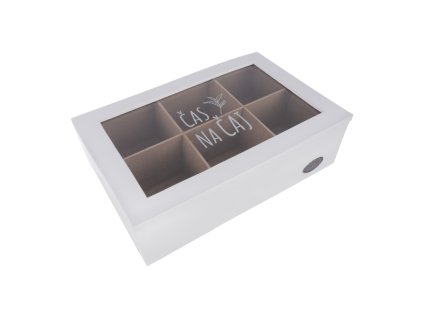 Kazeta na čajové sáčky Orion bílá