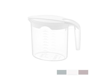 Plastový džbán s víkem Hobby LIfe 1,0l mix barev