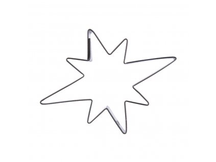 Nerezové vykrajovátko Hvězda 8 x 6 cm