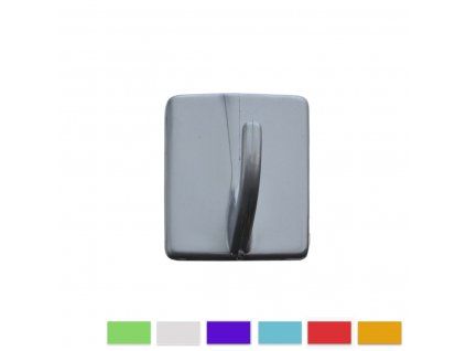 Plastový háček samolepicí 3 cm mix barev