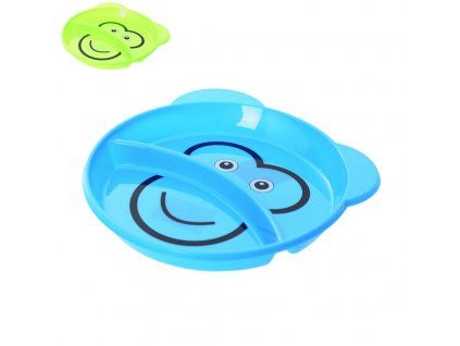 Dělený dětský talíř Orion 18cm mix barev
