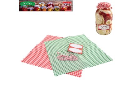 Sada textilní dekorace+provázek