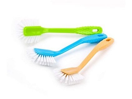 Kartáč na nádobí vějířový BRILANZ mix barev