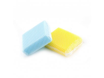 Sada houbiček na nádobí  Brilanz sada 2ks žlutá a modrá