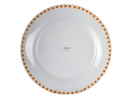 BANQUET Talíř porcelánový mělký CUBITO Orange 24 cm