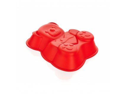 Silikonová forma medvídek BANQUET Culinaria Red 14,2x12,3cm