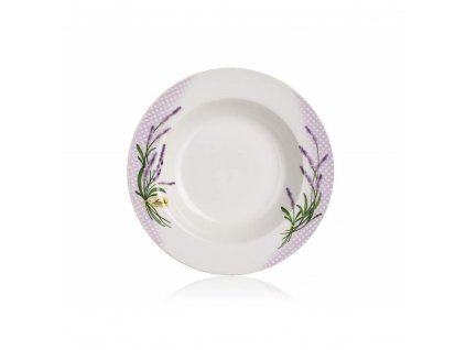 Hluboký porcelánový talíř Banquet LAVENDER 21,6 cm