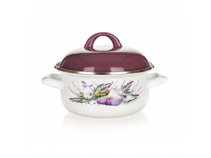 BANQUET Kastrol smaltovaný LAVENDER 20 cm, 2,1 l