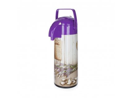 Termoska s pumpou Banquet LAVENDER 1,9 l