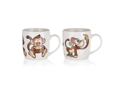 Dětský hrnek Banquet MONKEY 320ml mix