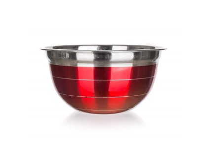 BANQUET Mísa nerezová AVANZA, 16,5cm, červená