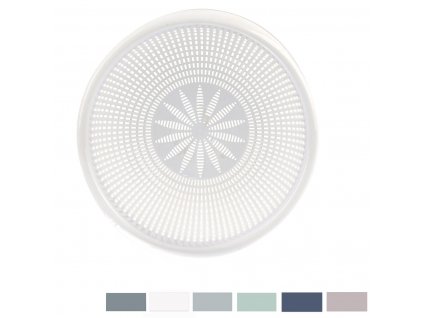 Plastový cedník mísa 27 cm mix barev