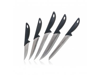 BANQUET Sada nožů CULINARIA, 5 ks, černá